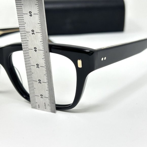 eyevan Del Prado Eyeglasses Frame Black PBK/G Made In Japan 53 [] 18 147 - Picture 13 of 15
